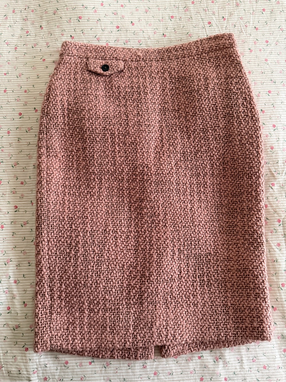 J. Crew Vintage Wool Dusty Rose Knit No. 2 Pencil Skirt